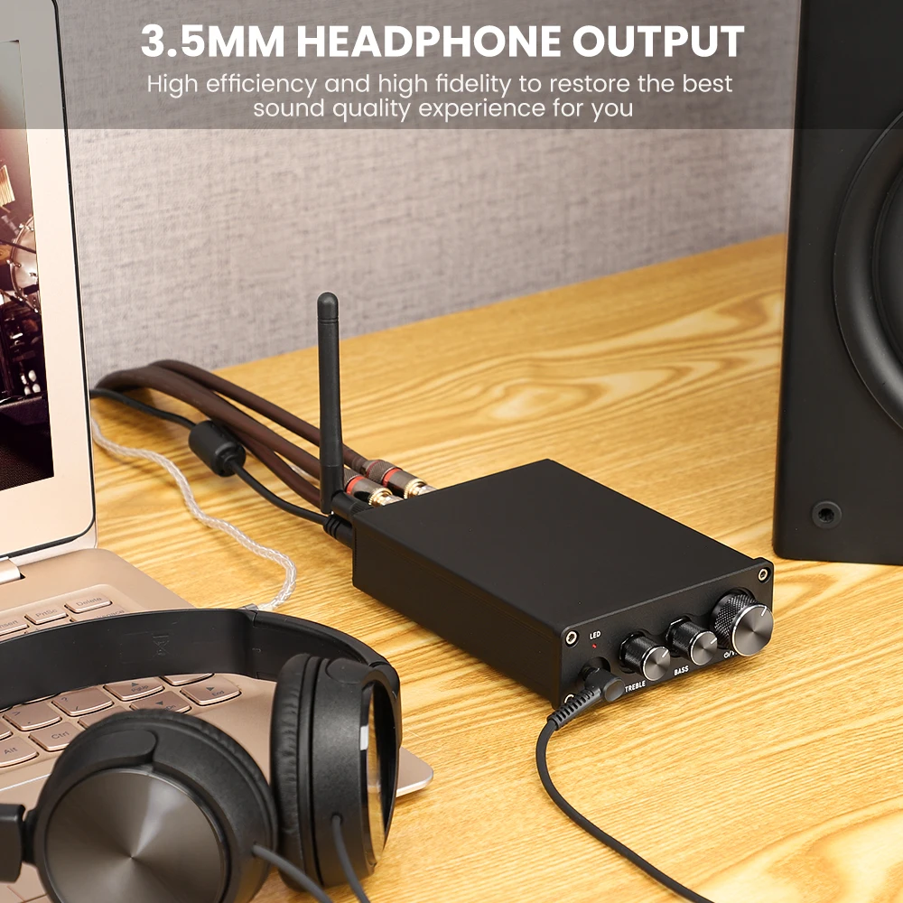 AIYIMA MM/MC Phono Bluetooth усилитель TPA3221 HiFi стерео мощности для проигрывателя фонографа с