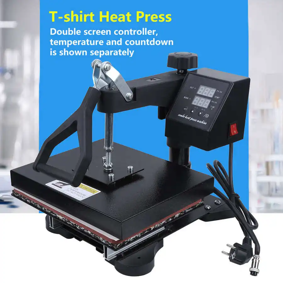 600 Вт высокомощный гидравлический термопресс для футболок машина переноса тепла