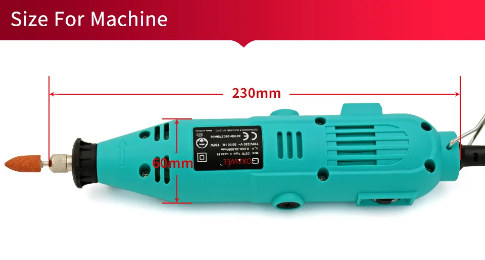 GOXAWEE Electric Drill Rotary tool Electric Engraver Dremel Mini Drill Grinder Drilling Machine With Power Tools Accessories