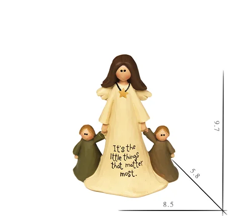Аксессуары для украшения дома Подарки Для Семьи фигурки ангелов мама смотрящая