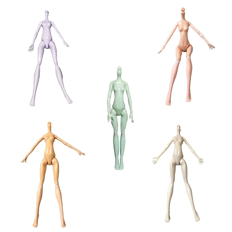 1Pc Detachable Joints Doll DIY Mini Handcraft Interactive Nude without Head Handicraft Figure Set | Игрушки и хобби