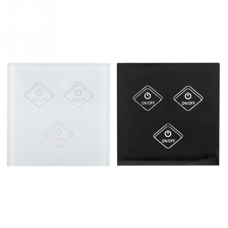 Беспроводной 3 Way умный переключатель Панель Поддержка для ALEXA Google home AC 90