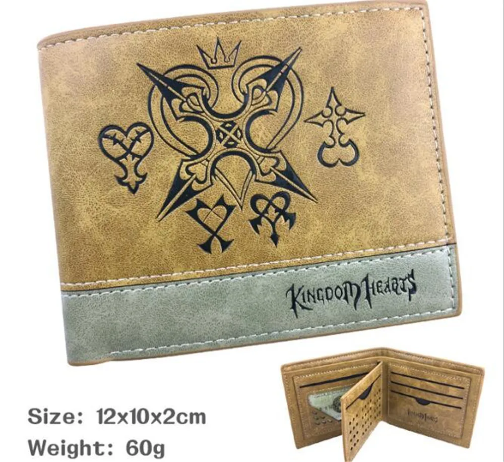 Многослойный кошелек цвета хаки из искусственной кожи с изображением героев