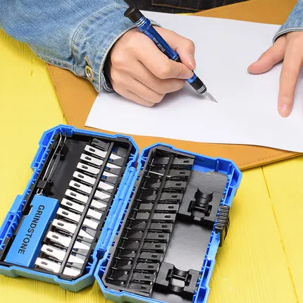 Набор из 14/29 деталей металлический нож для скальпеля лезвие нескользящий резьба