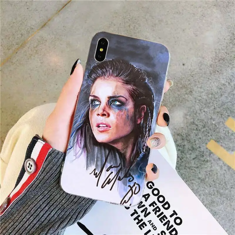 

Yinuoda The 100 Lexa TV Show Cover Black Soft Shell Phone Case for iPhone 11 pro XS MAX 8 7 6 6S Plus X 5S SE 2020 XR case