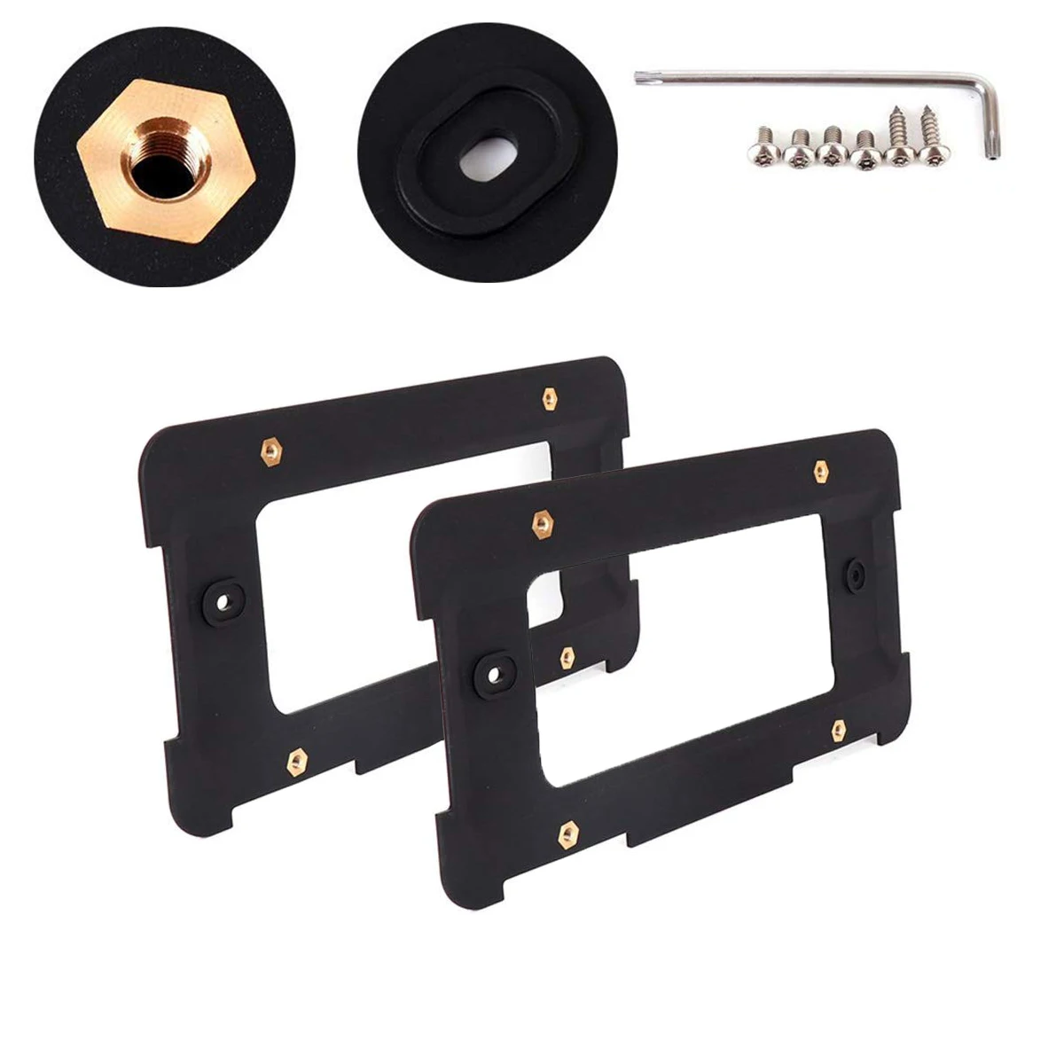 

Rear License Plate Holder Bracket For Bmw Mount Frame Tag Base + Screws & Wrench