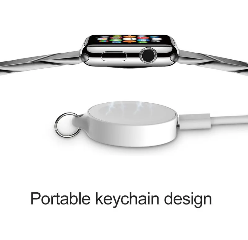Беспроводное зарядное устройство Qi для Apple Watch 5 4 3 2 1 i Series портативная док станция
