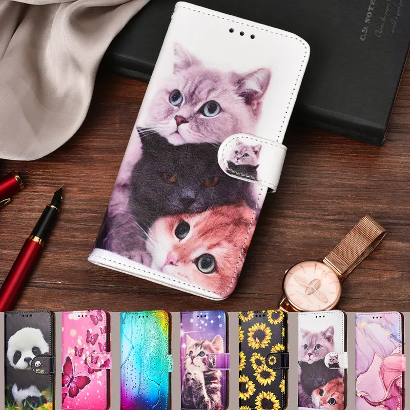 Кожаный чехол-книжка с принтом для BQ 5533G Fresh 5031G Fun 5745L Clever 6051G Soul 6430L Aurora 6645L |