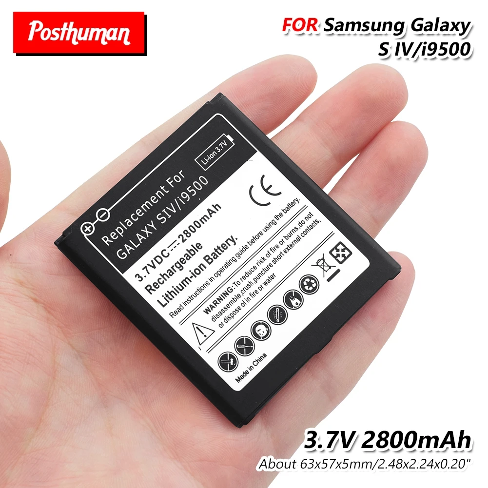 

Lithium Li-Po 2800mah Mobile Phone Battery for samsung galaxy s4 i9500 i9505 i9506 I959 Verizon I545 I9295 E330s Sprint L720