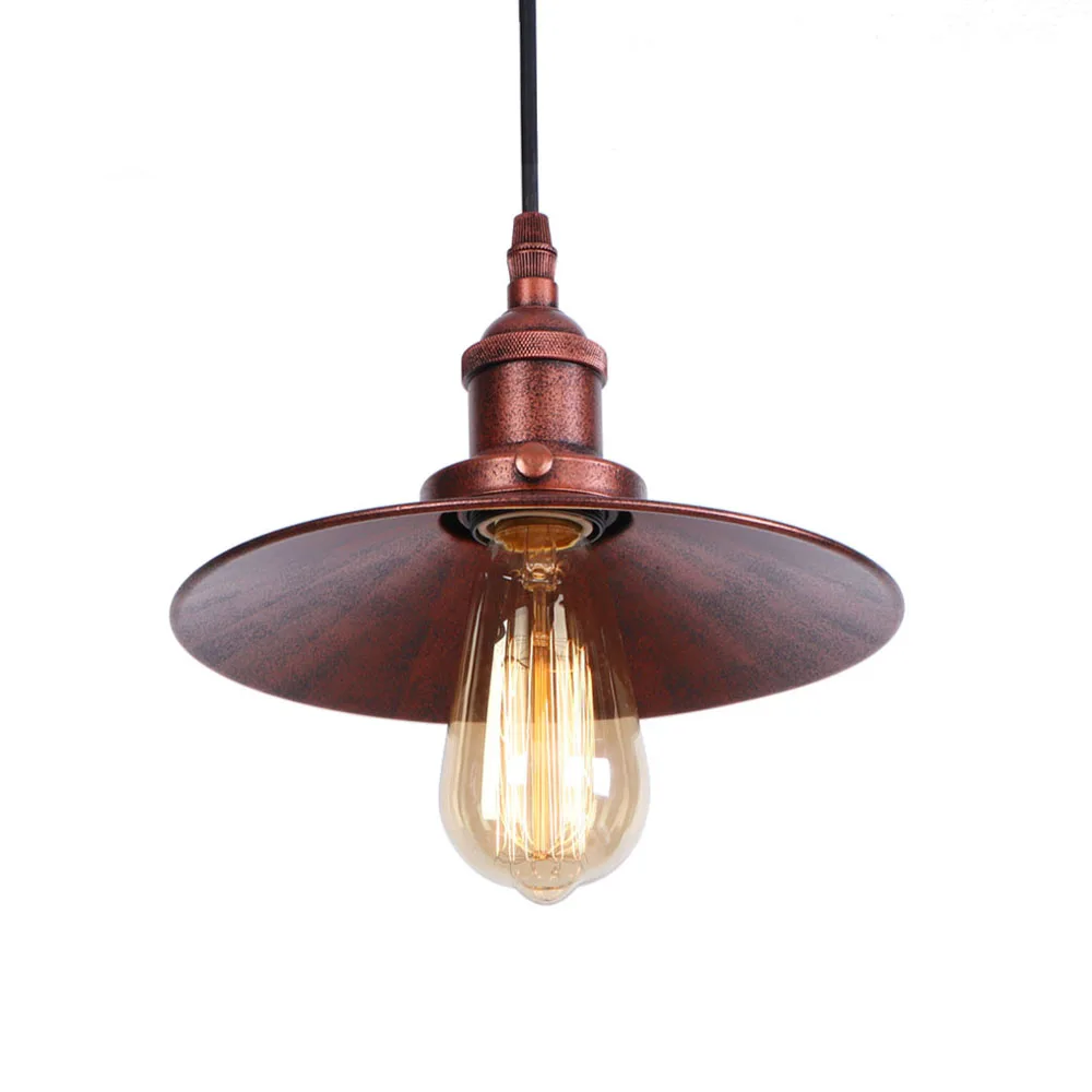 Nordic Industrial Wind Pendant Lamp Loft Decor LED Hanging Light Retro Edison Bulb E27 Dining Room Bar Home Lighting Droplight | Лампы и