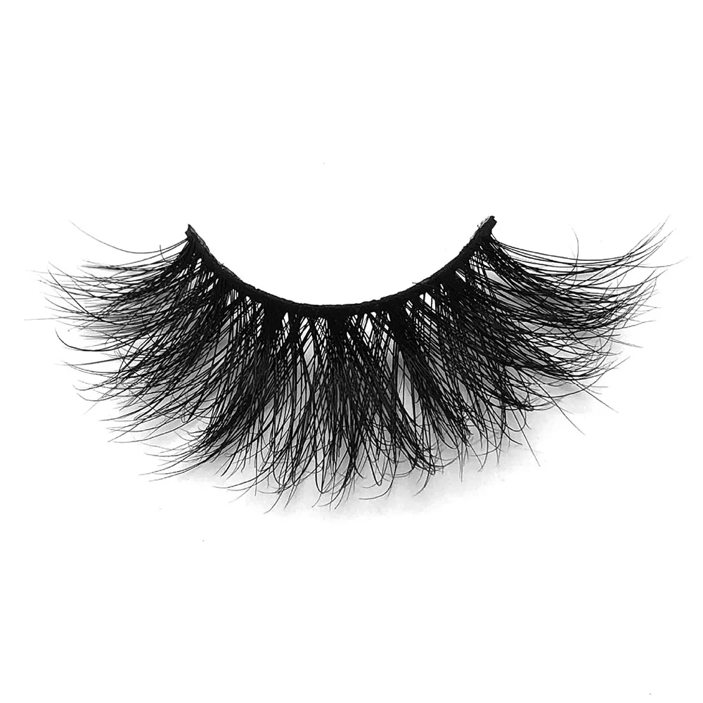Грязные пушистые настоящие норковые ресницы 22 мм мягкие натуральные для макияжа