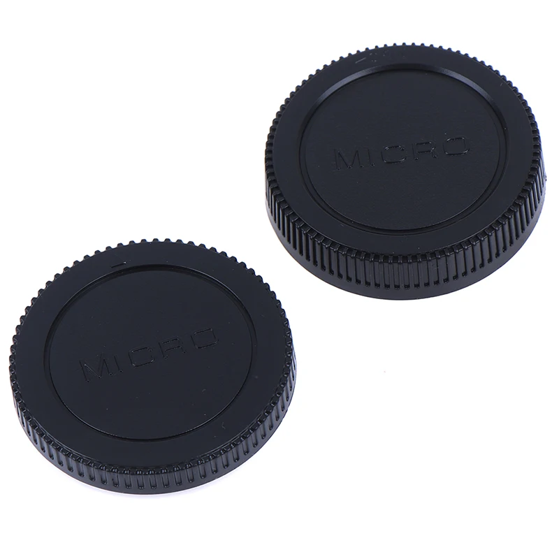 

Body+Rear Lens Cap Cover Protective Case For M4/3 Camera Accessory Black