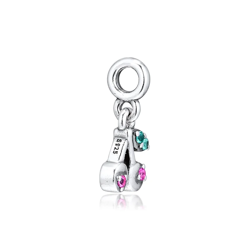 CKK подходит для браслета Pandora ME My Cherry Подвески изготовления украшений из серебра