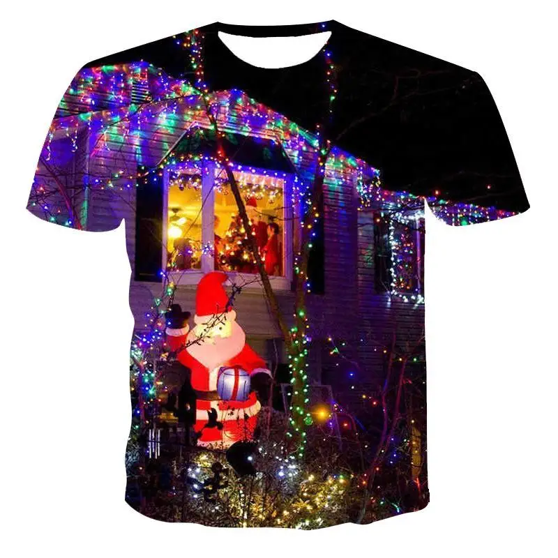

New T -Shirt Male High Quality Male T -Shirt Halloween Short Sleeve 3d Printing Male T -Shirt Stylish And Handsome