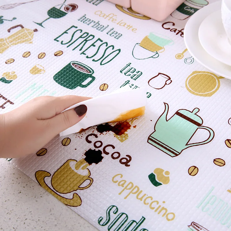 Печатный шкаф ящик вкладыш рулон шкафа контактная бумага коврик Анти пыль