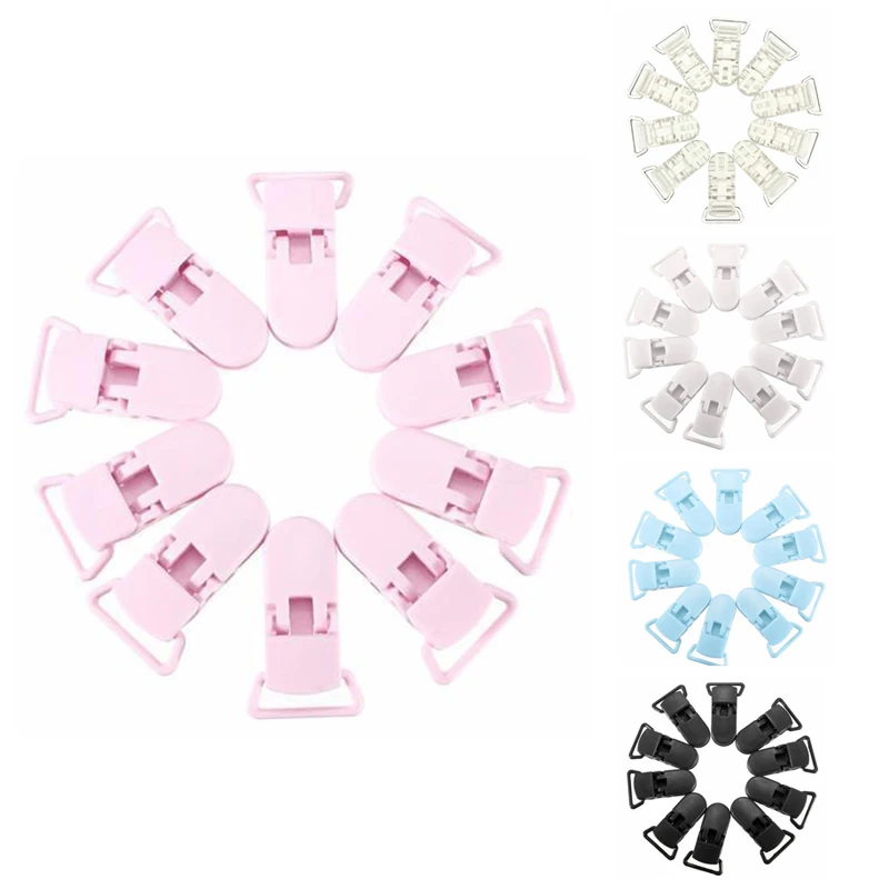 

Зажимы Т-образные пластиковые для пустышки, стильный значок, 10 шт.