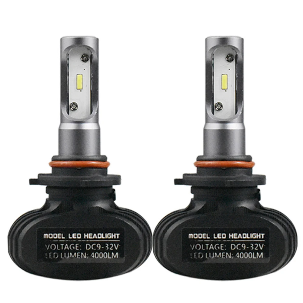CARCTR 1 пара светодиодных Автомобильных Фар H4 Led H7 супер яркие лампы H1 H3 H11 9005 9006 9012 9004