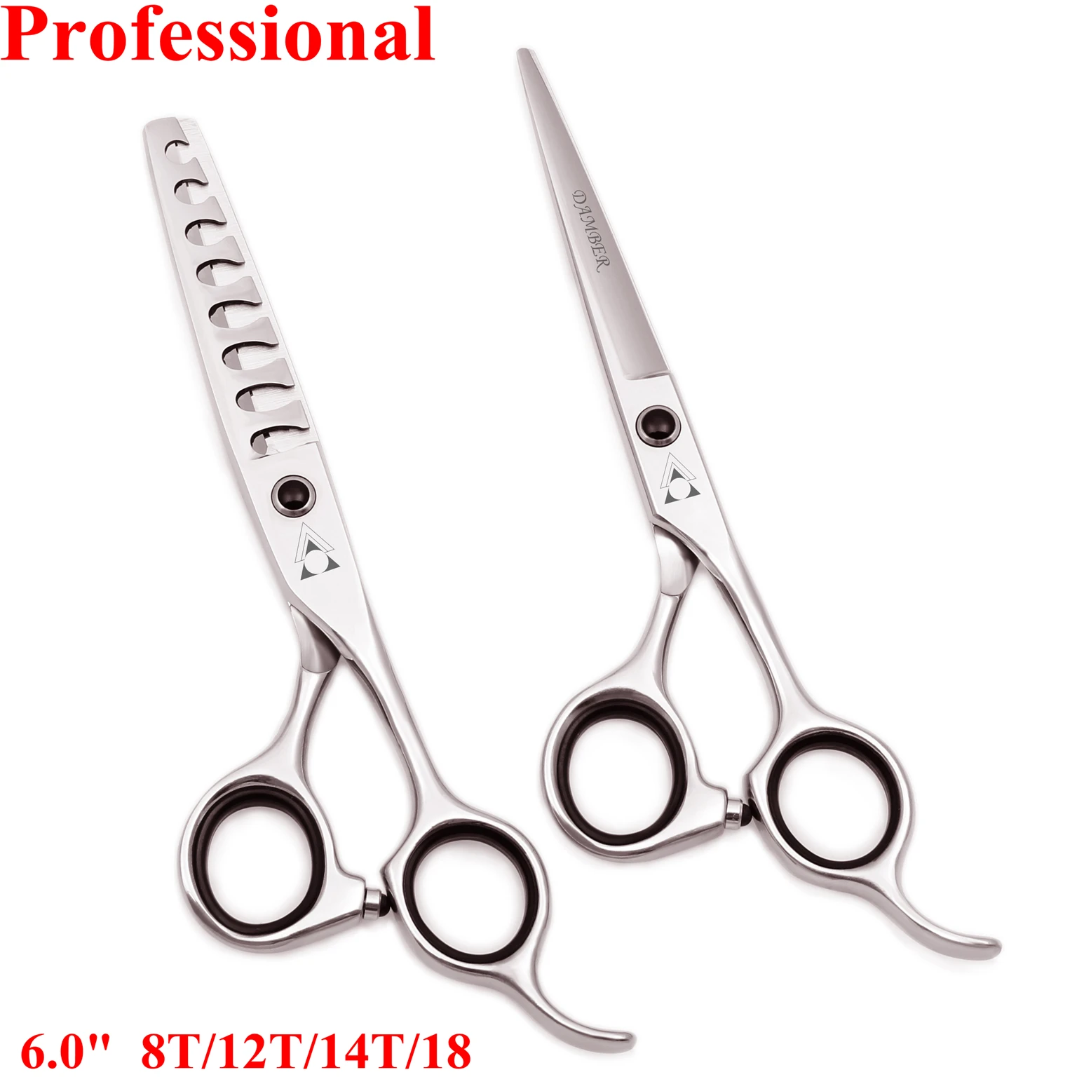 6 0 Профессиональные ножницы для волос высококачественные Парикмахерские 440C