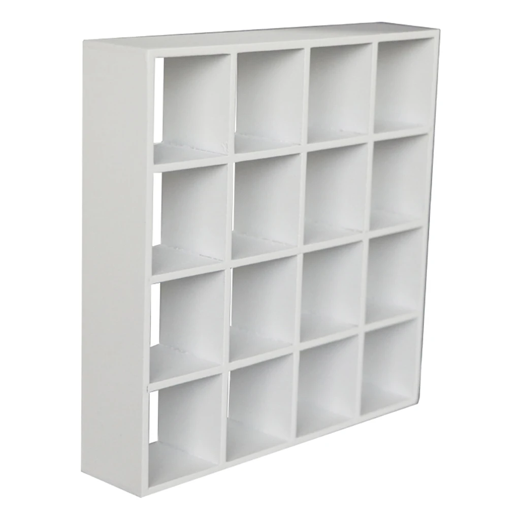 

Miniature Dollhouse Bookshelf Wood Cabinet Kitchen Shop Home 1:12 Furniture