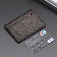 genuine leather mens wallets thin male wallet card holder cowskin soft mini purses new design vintage men short slim wallet