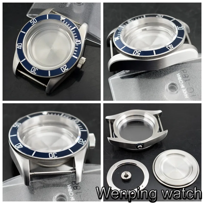 41 мм Corgeut сапфировое стекло керамический ободок из нержавеющей стали корпус для