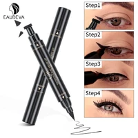 double head liquid eyeliner pen waterproof fast dry black eye liner pencil with eyeliner cosmetic double ended eyeliner
