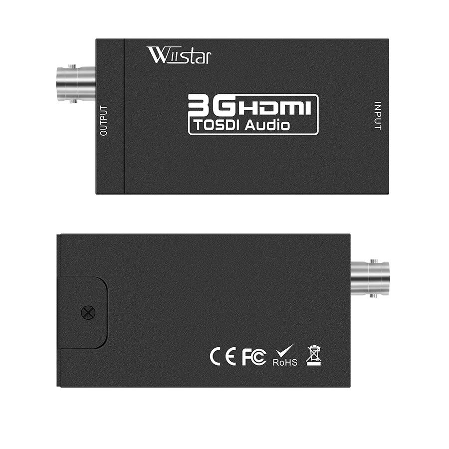 Wiistar HDMI в SDI конвертер адаптер 3G HD для вождения мониторов с адаптером питания EU US UK