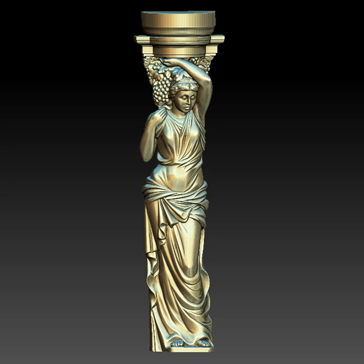 Модель 3d stl для женщин 2 шт. столбы принтер файлы статуэтка искусство модель ЧПУ