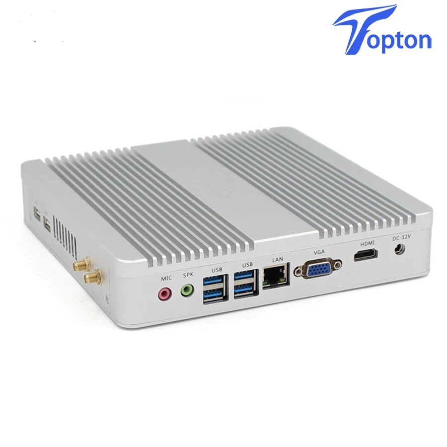Мини ПК Topton Kaby Lake 7 го поколения Intel Core i5 7200U Windows 10 Pro макс. ключ 3 1 ГГц