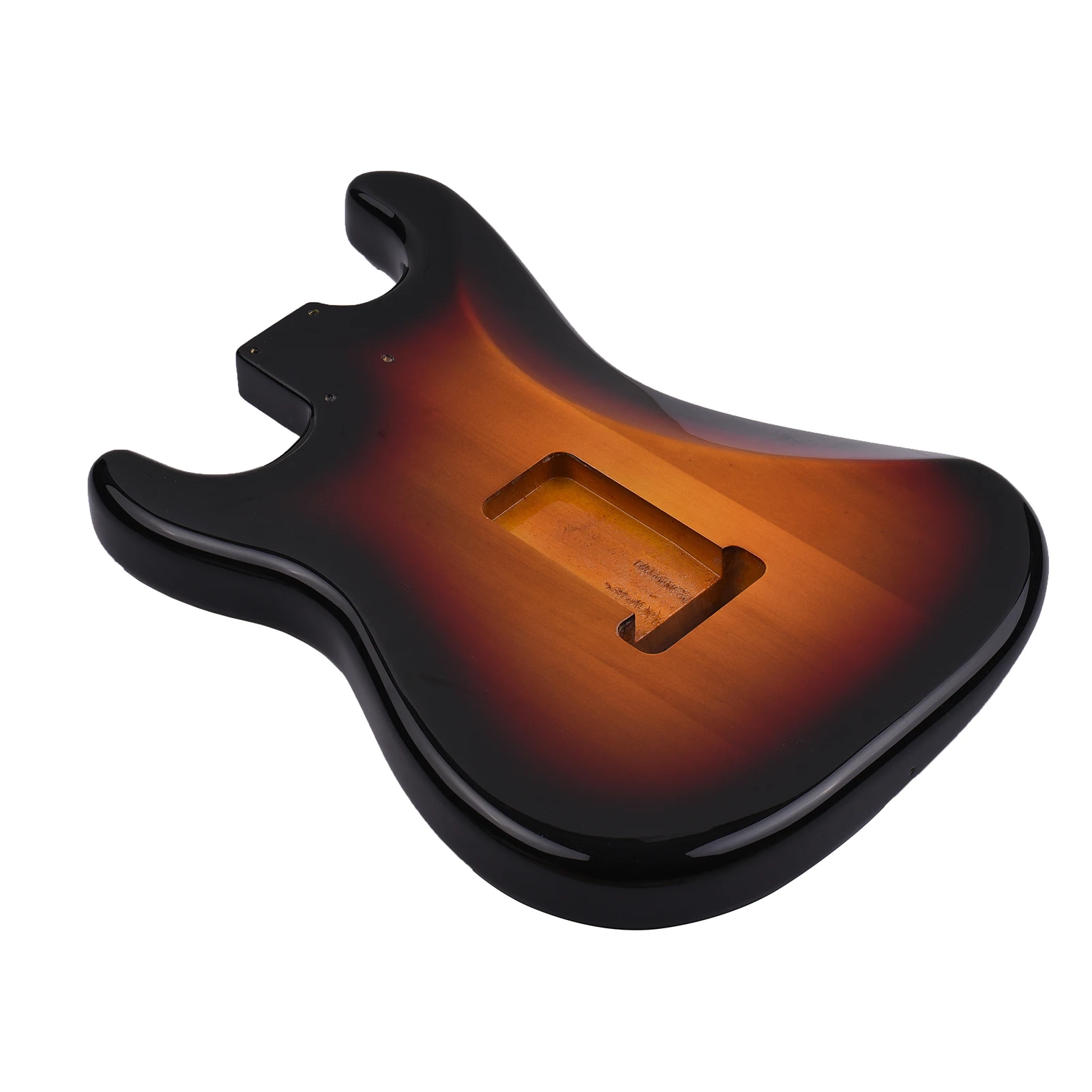 

ammoon Electric Guitar Body Unfinished Guitar Body Alder Wood Blank Guitar Barrel Electric Guitars DIY for ST Electric Guitar