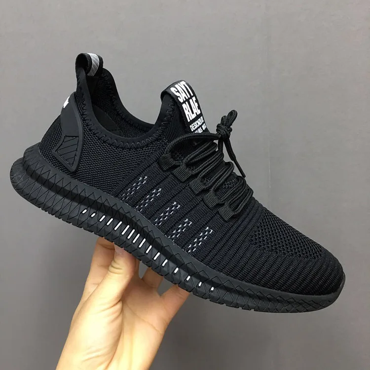 

2021 Men's Sports Shoes Summer New Men's Casual Shoes Korean Version of Vulcanized Shoes Mesh Breathable Sports Shoes Men Shoes