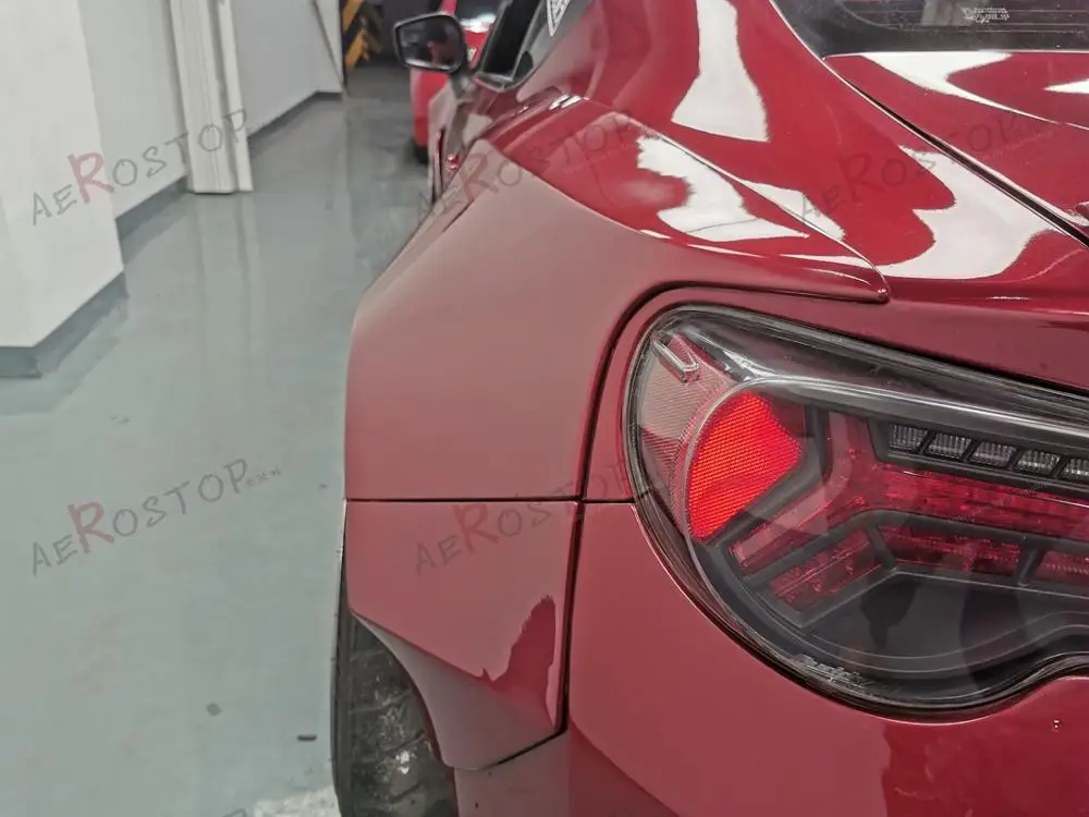Неокрашенный ФАП стекловолокно AIMGAIN GT СТИЛЬ заднее крыло 4 шт для-FT86 GT86 FRS BRZ