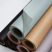 60cm15yardsroll flower wrapping thick matte paper color frost kraft paper bouquet gifts wrap package lover florist supplies