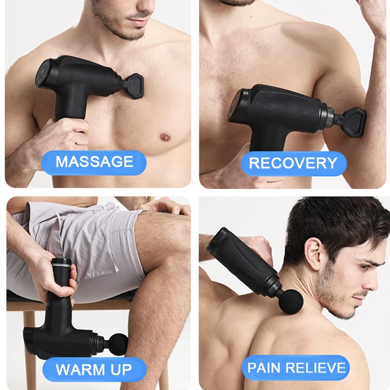 

3600 RPM LCD Display Therapy Massage Gun 32 Speeds Muscle Massager Pain Sport Massage Machine Relax Home Exercise Impact Gun