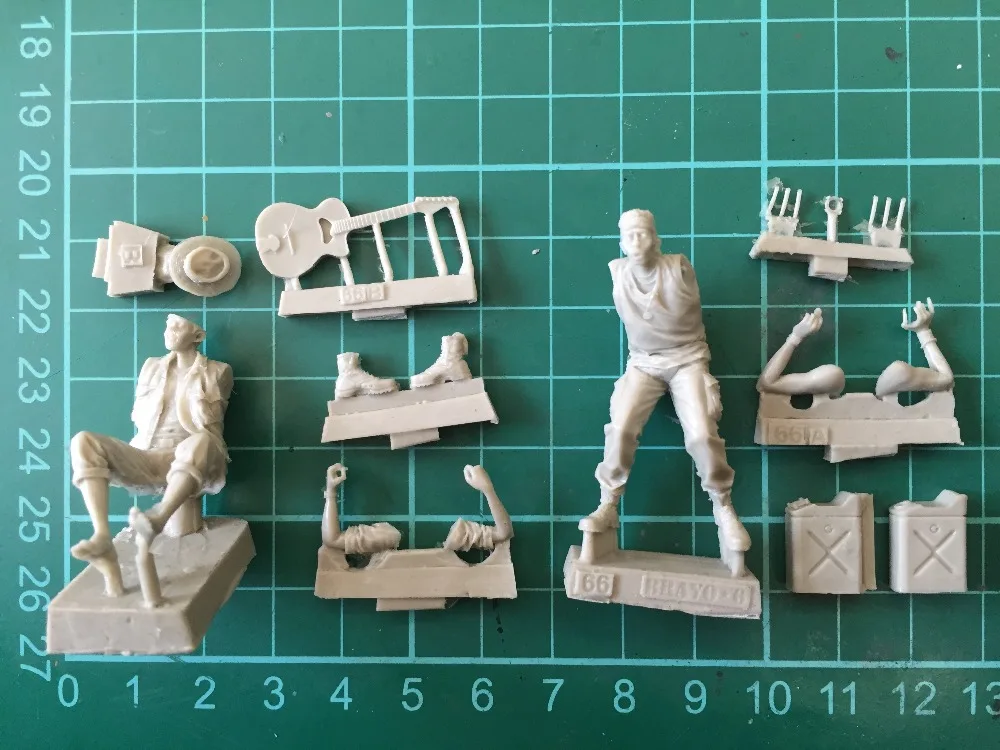 Модель из смолы 1/35 года строительный комплект фигурка Вьетнамская война 2
