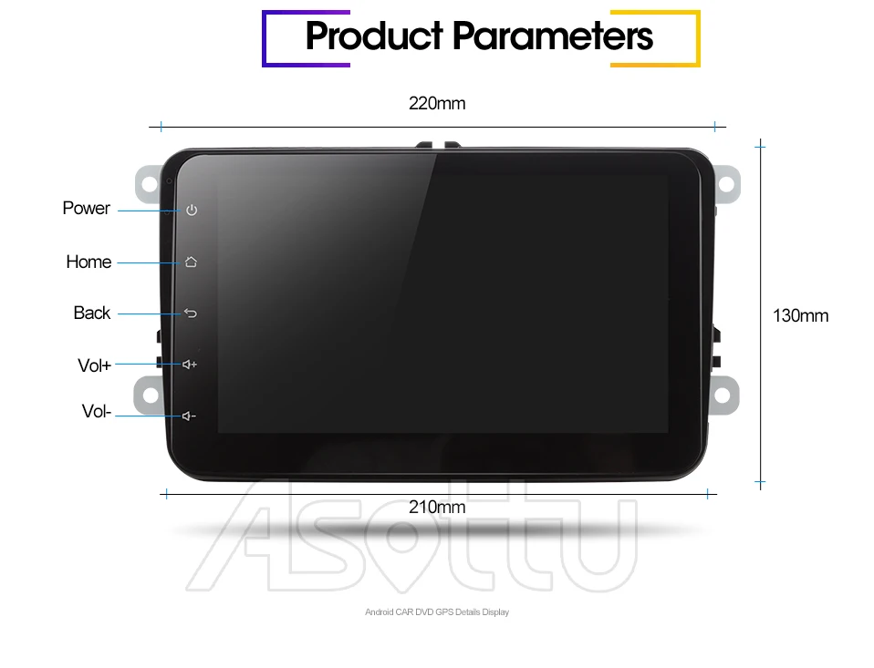 Автомобильный dvd Asottu VW303 px30 android 9,0 для VW polo golf passat tiguan skoda yeti superb rapid для skoda gps navi