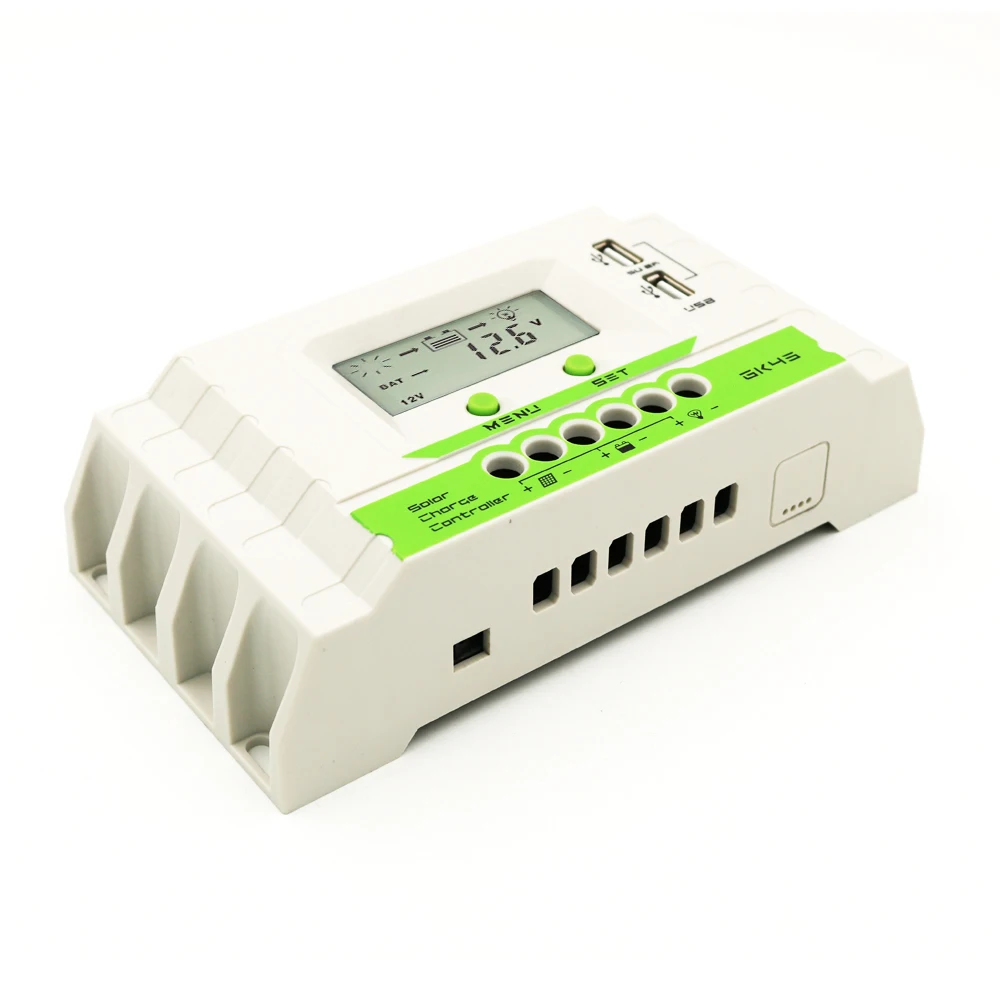 LCD 40/30/20/10 AMPS A Solar Panel Charger Controller Battery Regulator Voltage Control 12 24 v Vdc Volt Protect | Обустройство дома