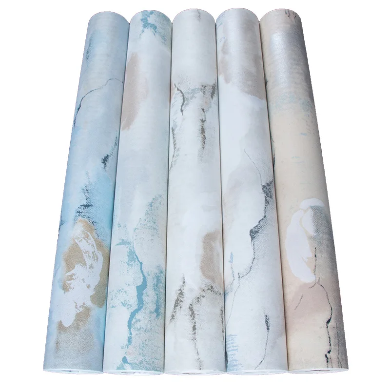 

Simple Xiangyun non-woven Chinese wallpaper classical living room bedroom study background wall paper ink painting painter.