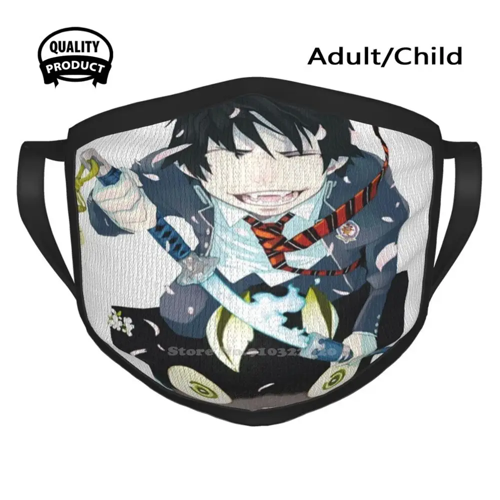 

Rin Okumura - Blue Exorcist Cotton Breathable Face Mouth Mask Blue Exorcist Rin Okumura Ao No Exorcist Rin Anime Okumura Yukio