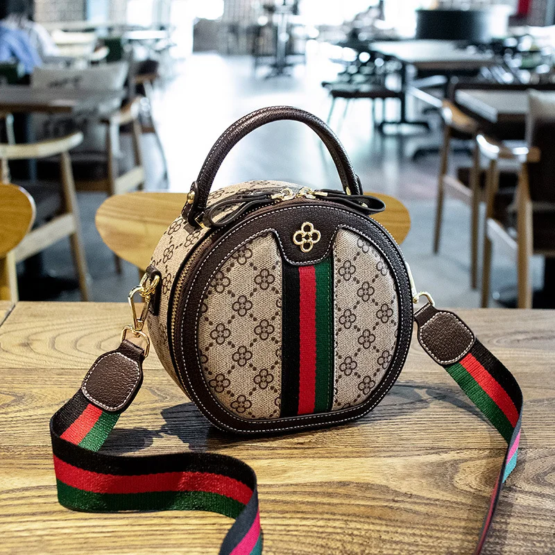 

Women Shoulder Bag Soft PU Leather Women's Crossbody Messenger Bags Ladies Purse Female Round Bolsa luxury Handbag NEW