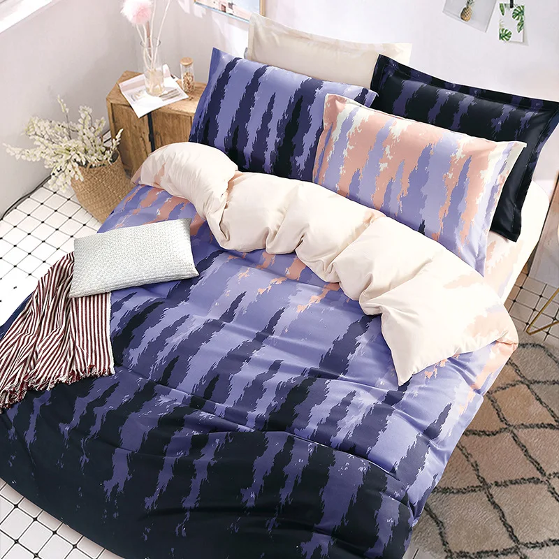 

3D Printed Bedding Sets 3pcs High Quality Impressionism Checkered Pattern Duvet Cover Set for Bed Home Twin Queen Quilt Cover