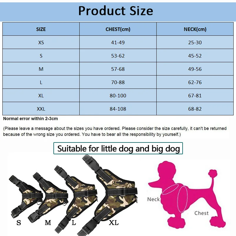 Светоотражающий ошейник для больших собак K9 свинцовый жилет маленьких и щенков
