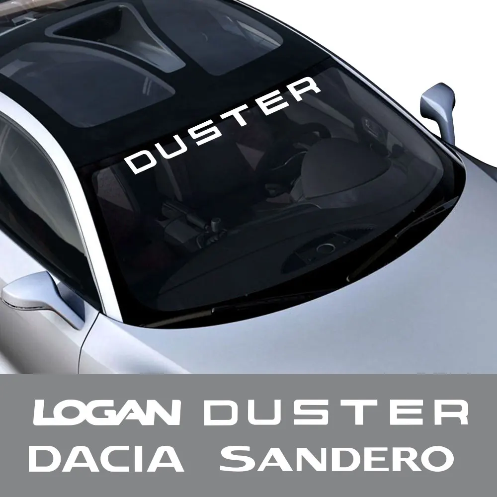 Автомобильная Передняя и задняя наклейка на лобовое стекло для Dacia Duster лодджи