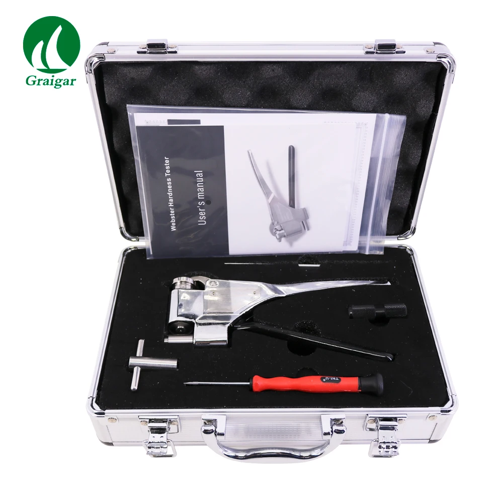 

NEW W-B92 Webster Hardness Tester Stainless Steel For Mild Steel Specimen Testing Range 50-92 HR