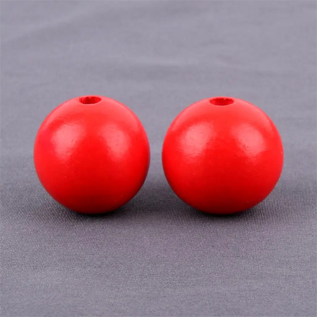 10 шт. бусины из натурального дерева 25 мм|beads for diy|spacer beadswooden balls |