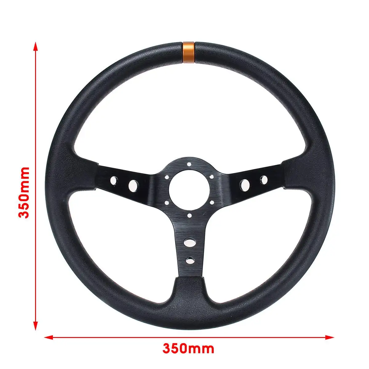 Гоночный Автомобильный руль спортивный Универсальный для дрифта 14 дюймов 350 мм