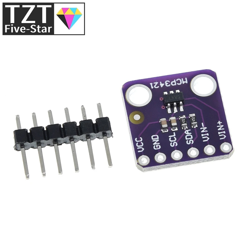 MCP3421 I2C SOT23-6 delta-sigma ADC оценочный модуль для PICkit серийный анализатор | Электронные