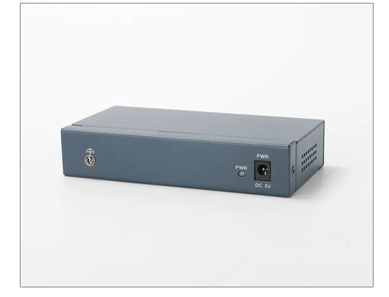 Hikvision DS-3E0108-E Неуправляемый коммутатор без PoE 8 портов 10/100 Мбит/с адаптивный металлический материал для 8-канальный NVR и ip-камер видеонаблюдения