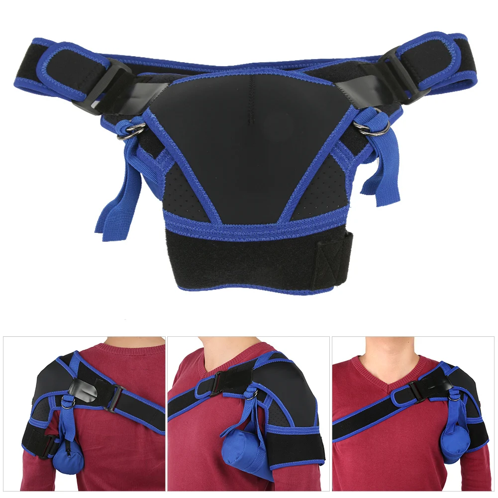 

4 Direction Adjustable Pressurized Breathable Sports Single Shoulder Brace Protector Support Band Pad For Right Or Left Shoulder