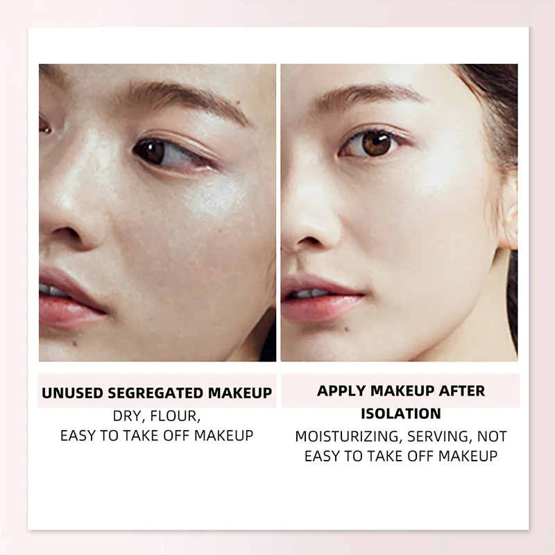 Макияж для лица увлажняющий грунт ремонт изоляция отбеливающий Невидимый пор